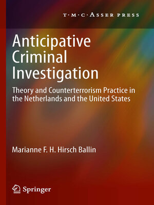 cover image of Anticipative Criminal Investigation